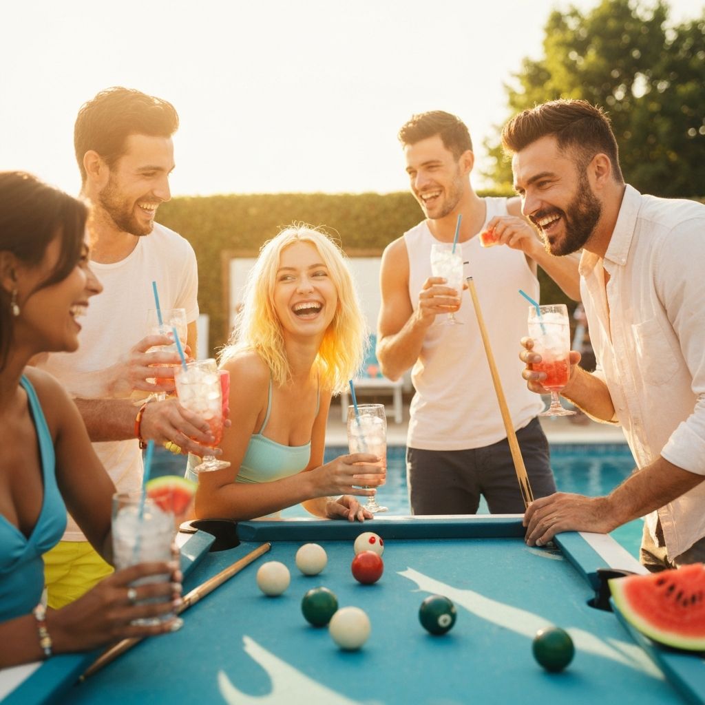 Friends enjoying vacation